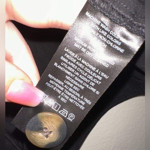 NWT By Anthropologie women’s black cargo mini skirt XLP trendy - Picture 7 of 8